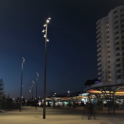 Fixed Tapered Round Poles