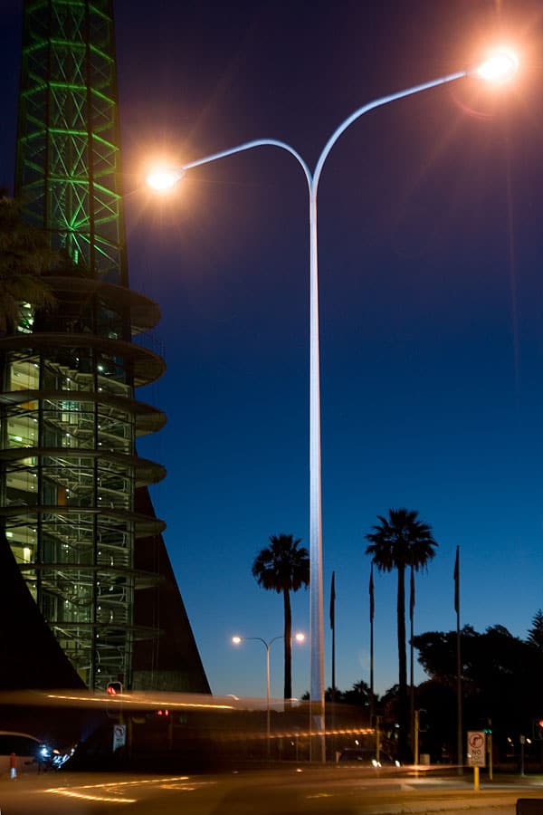 pedestrian light pole