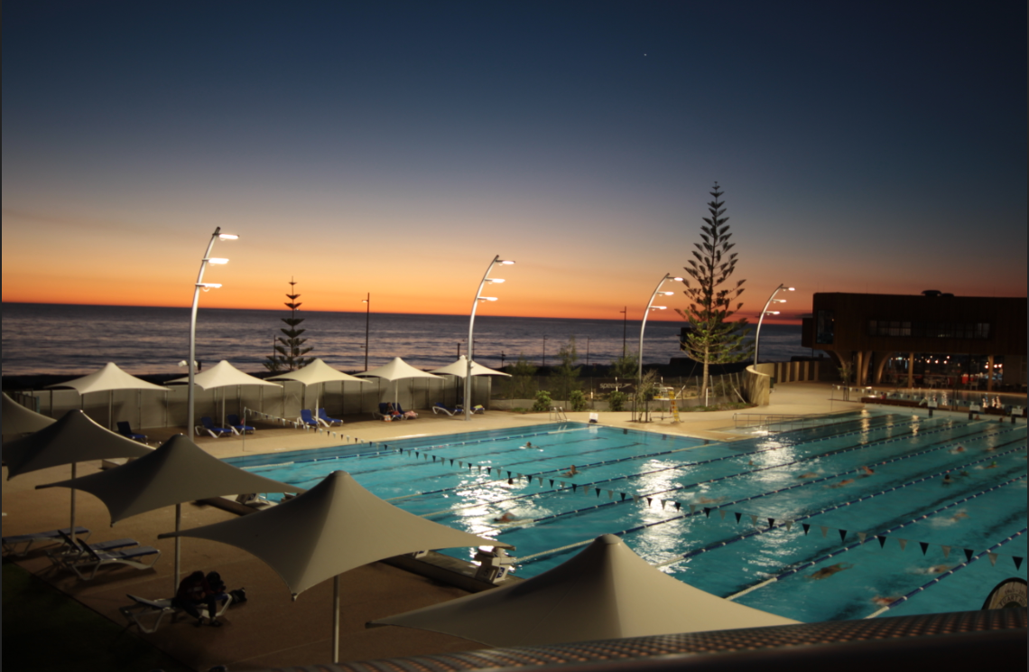 Scarborough Beach Pool Light Pole Project G&S Industries